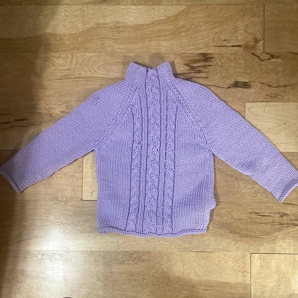 Lavender Express Knitted Sweater